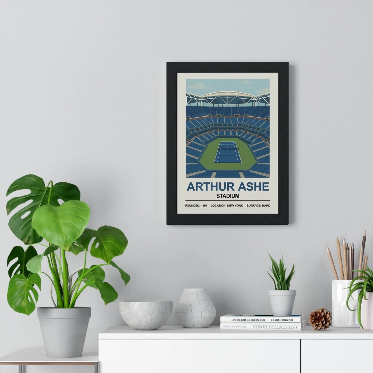 Arthur Ashe Stadium Print