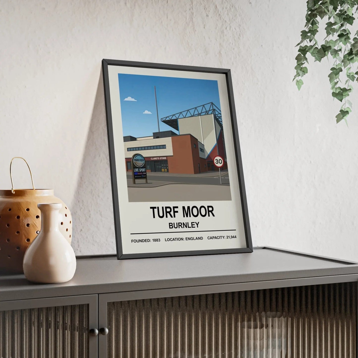 Burnley Turf Moor Stadium Print