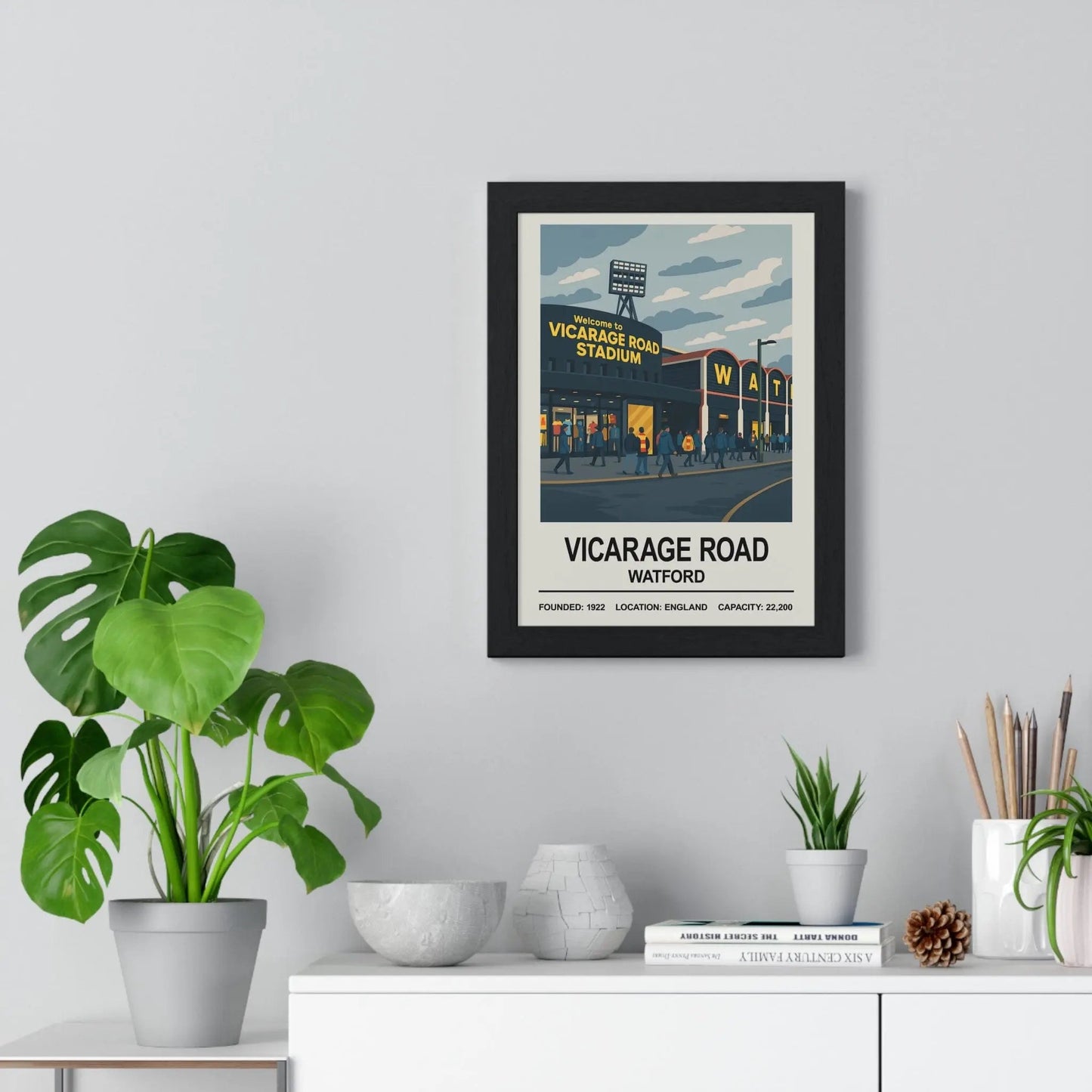 Watford Vicarage Road Stadium Print