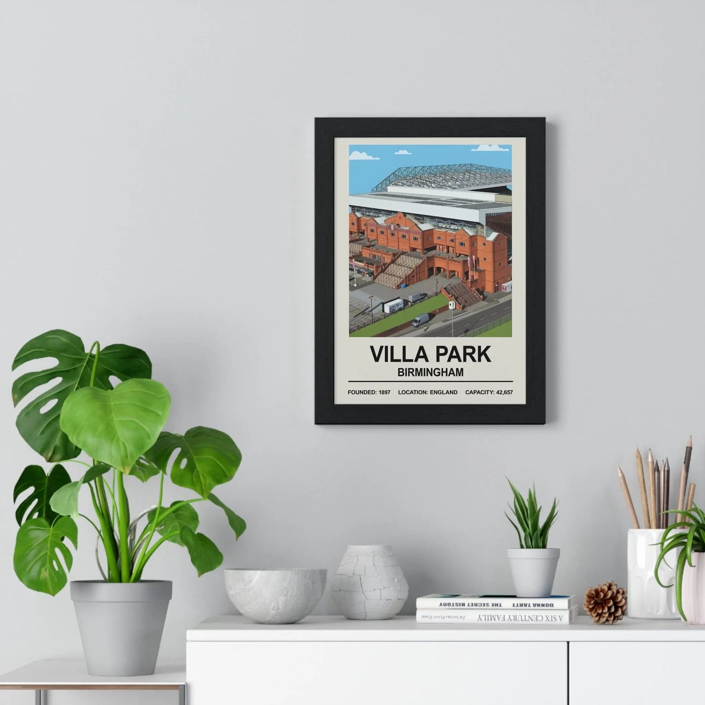 Villa Park Stadium Print