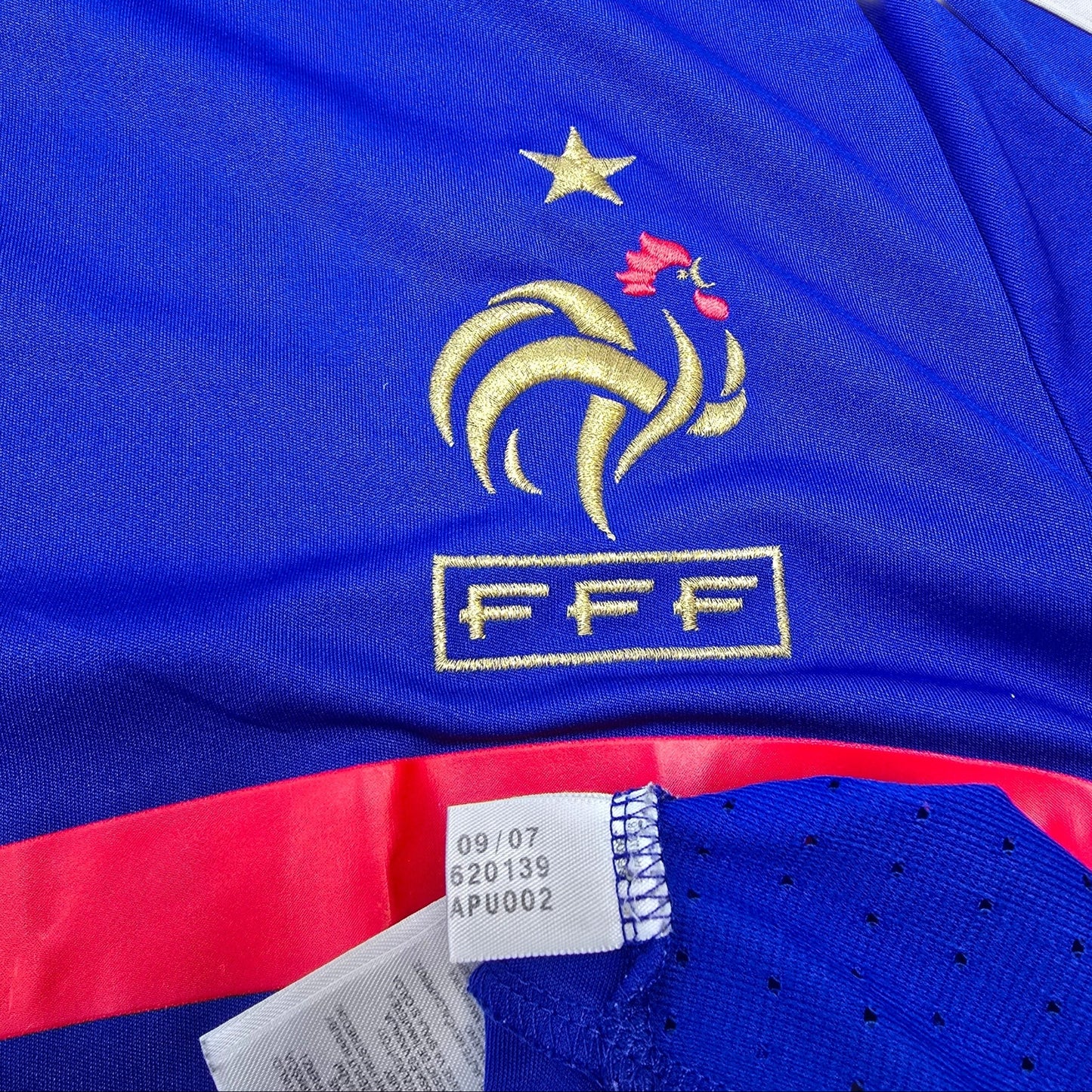 2007/08 France Home Football Shirt (L) Adidas