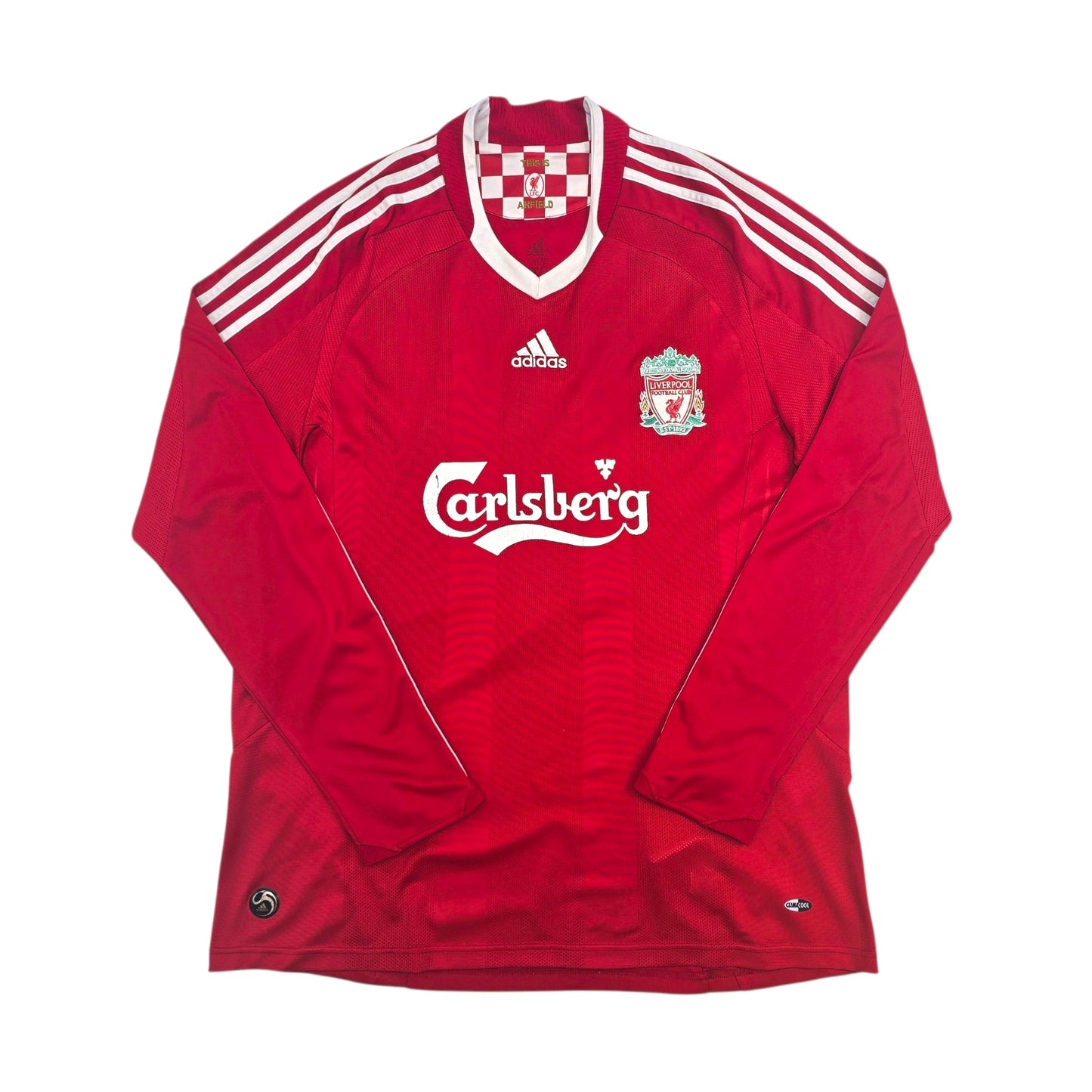 2008/10 Liverpool Home Football Shirt (L) Adidas #9 Torres