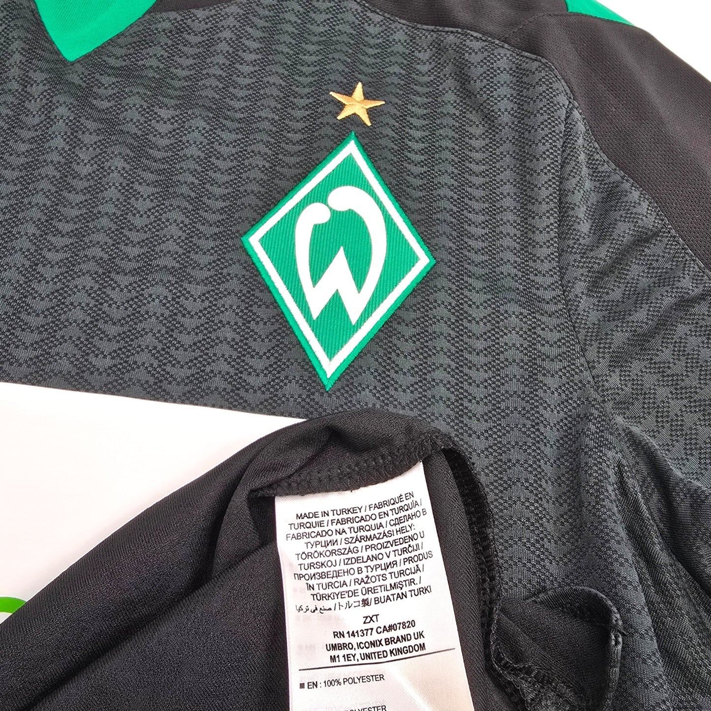 2021/22 Werder Bremen Third Football Shirt (M) Umbro (BNWTs)