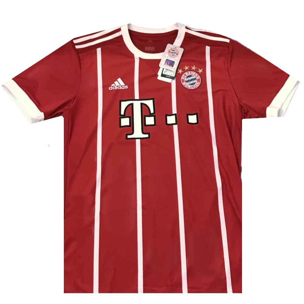 Bayern Munich 2017-2018 Home Football Shirt (BNWT) M