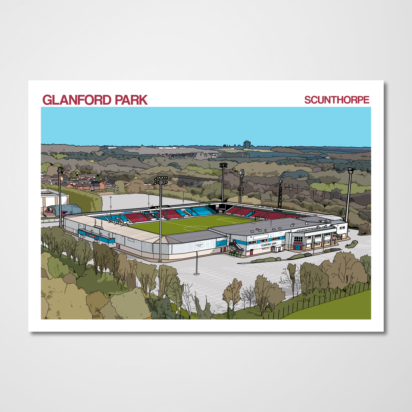 Scunthorpe United Posters of Glanford Park