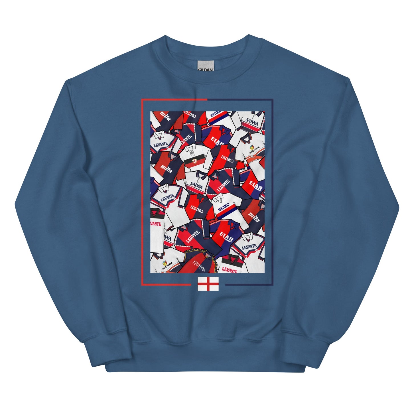 Genoa Retro Themed Unisex Sweatshirt