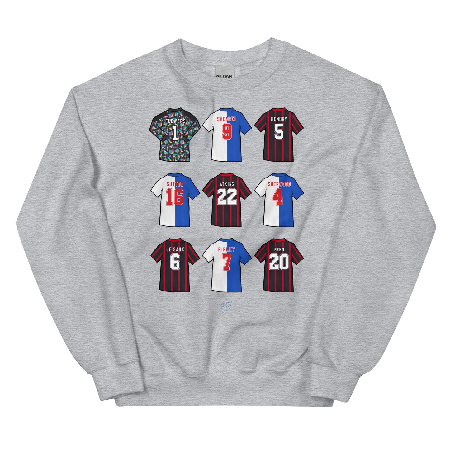 Legends of Blackburn 1994/95 Unisex Sweatshirt Football Inspired