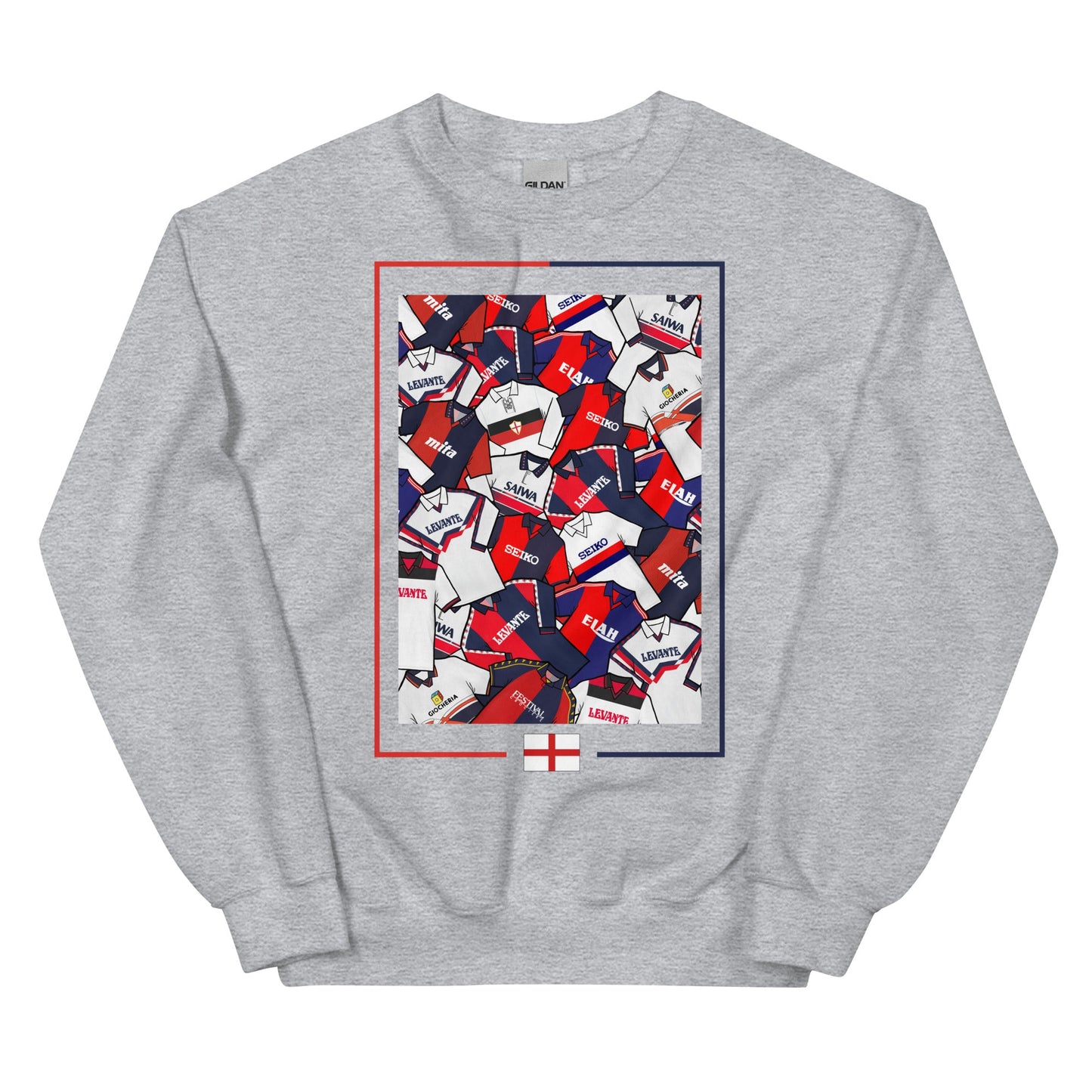 Genoa Retro Themed Unisex Sweatshirt