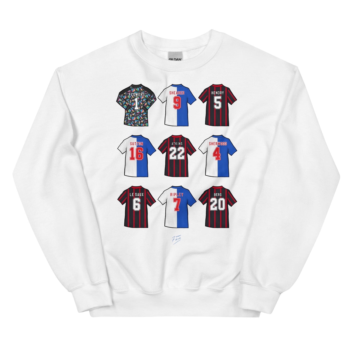 Legends of Blackburn 1994/95 Unisex Sweatshirt Football Inspired