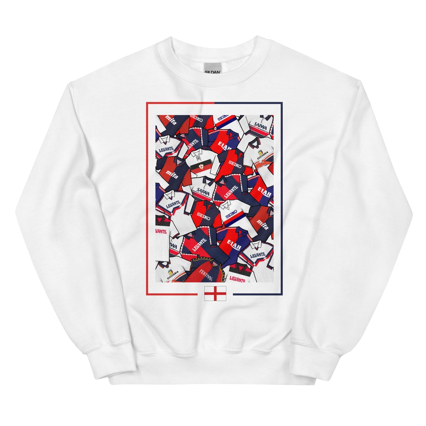 Genoa Retro Themed Unisex Sweatshirt