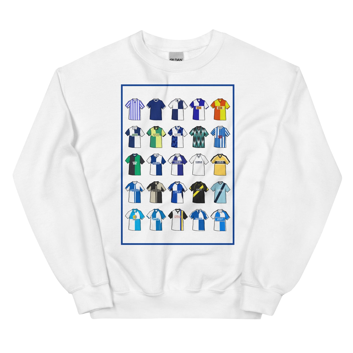 Bristol Rovers Classics Football Unisex Sweatshirt