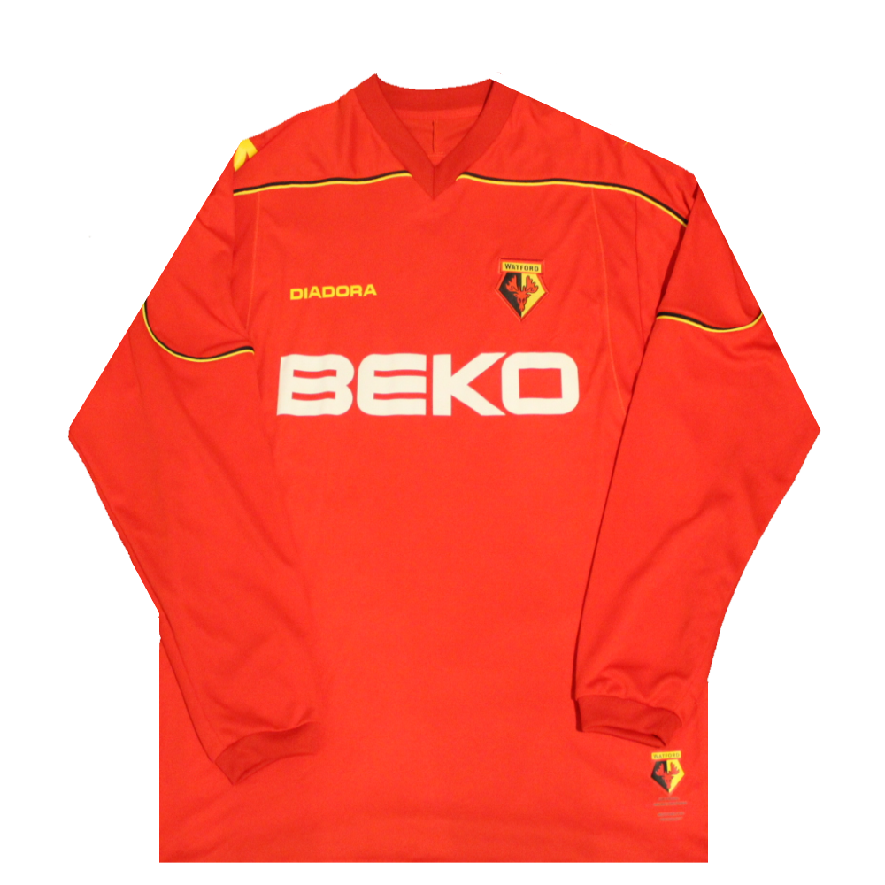Watford 2008-2009 Away Football Shirt (Excellent) L/S L