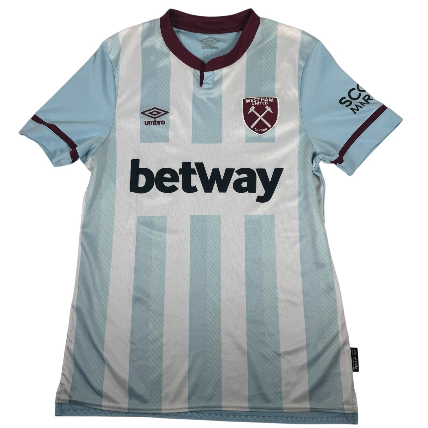 West Ham United 2021/2022 Away Football Shirt Medium