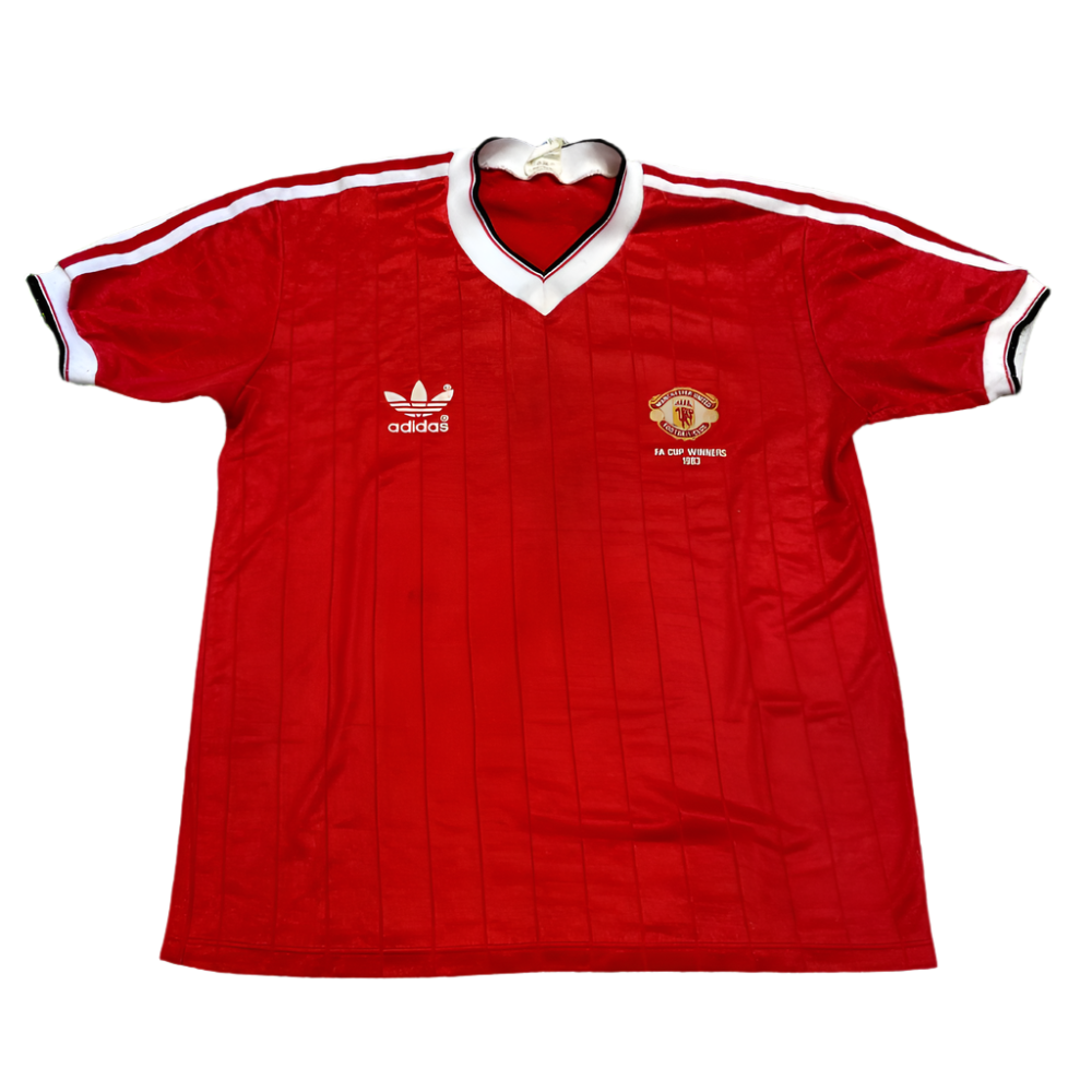 Manchester United 1983 Home Shirt - FA Cup Winners Home