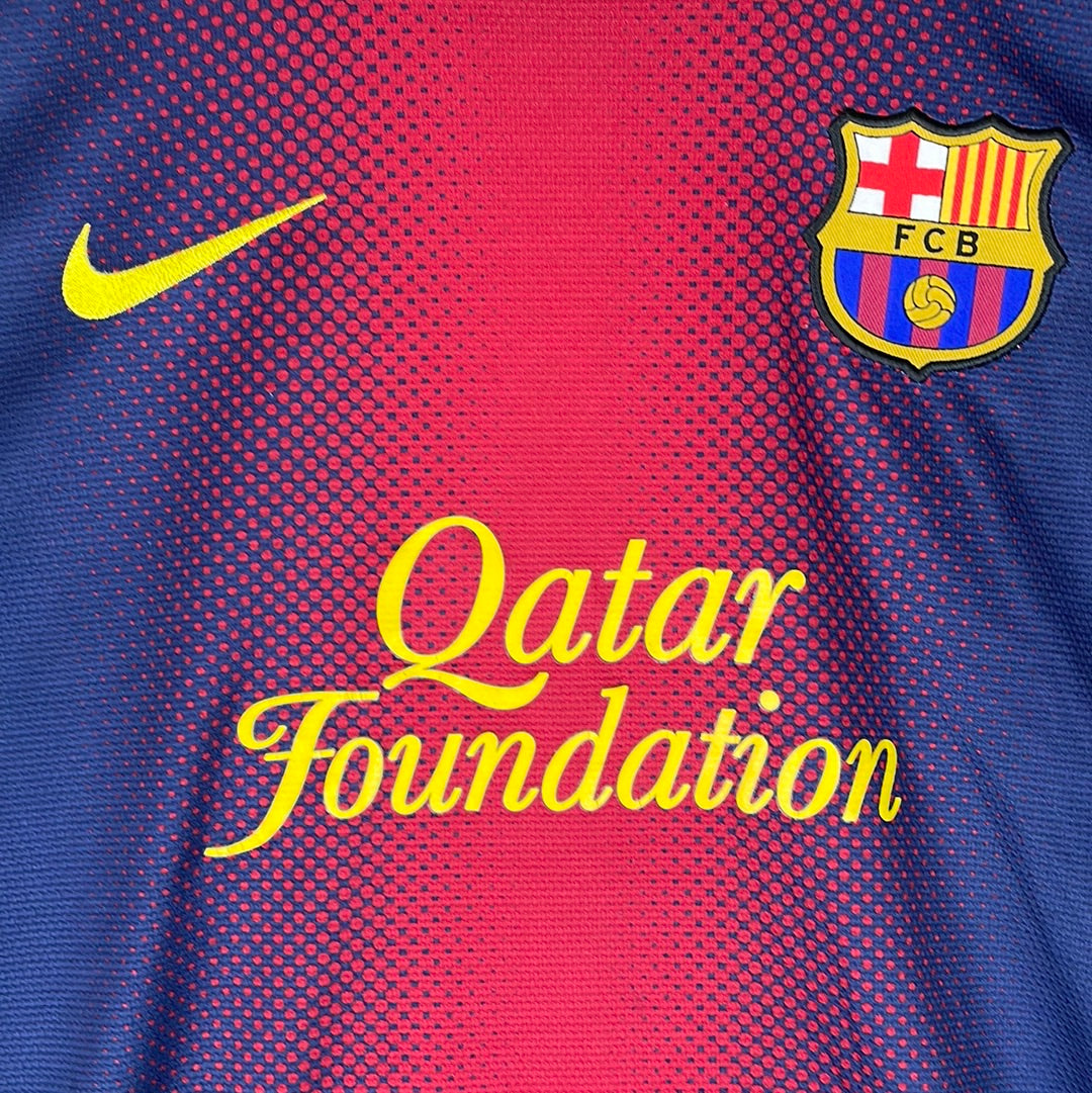 Barcelona 2012-2013 Home Shirt - Medium Adult - Good Condition
