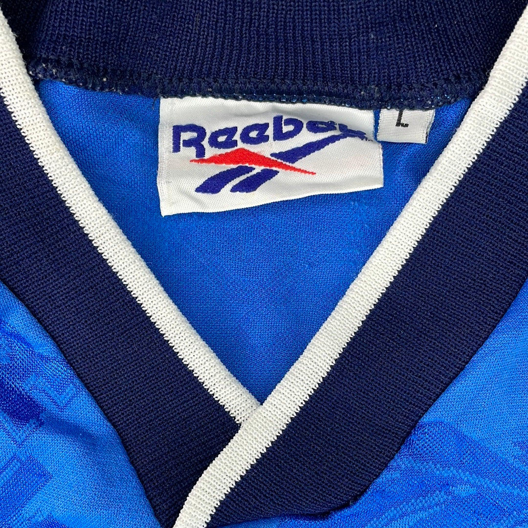 Vintage 1990s Reebok Football Shirt Template - Large Adult - Classic 1990s Vibe