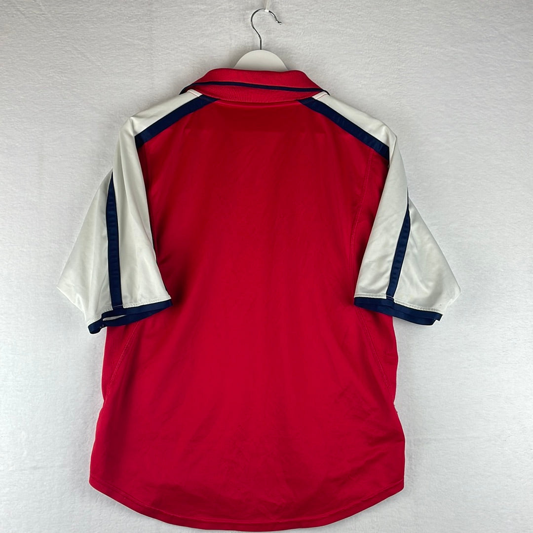 Arsenal 2000/2001 Home Shirt - Small Adult - Good Condition