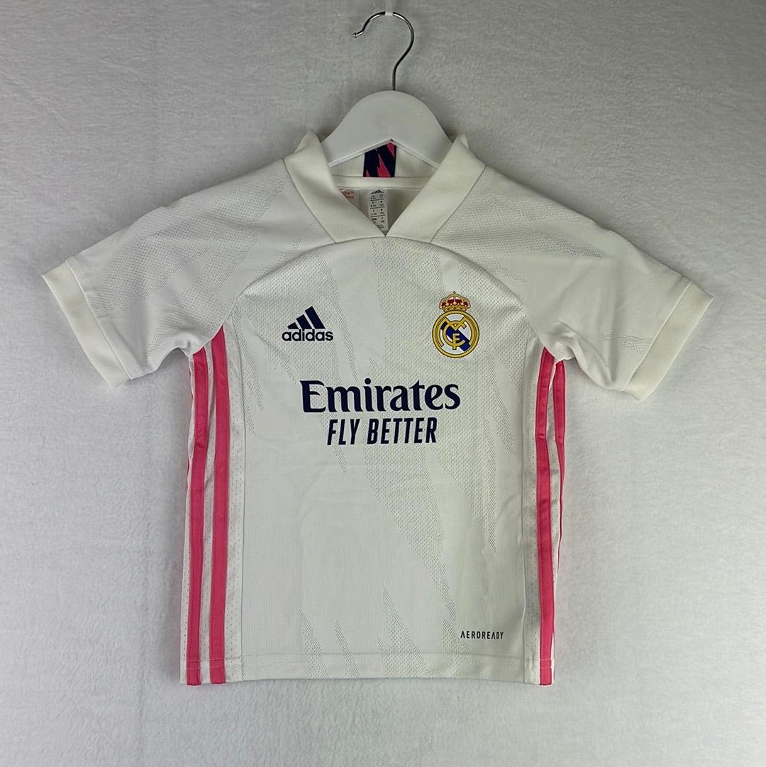 adidas Real Madrid Set Home 2020/2021 Kids - White