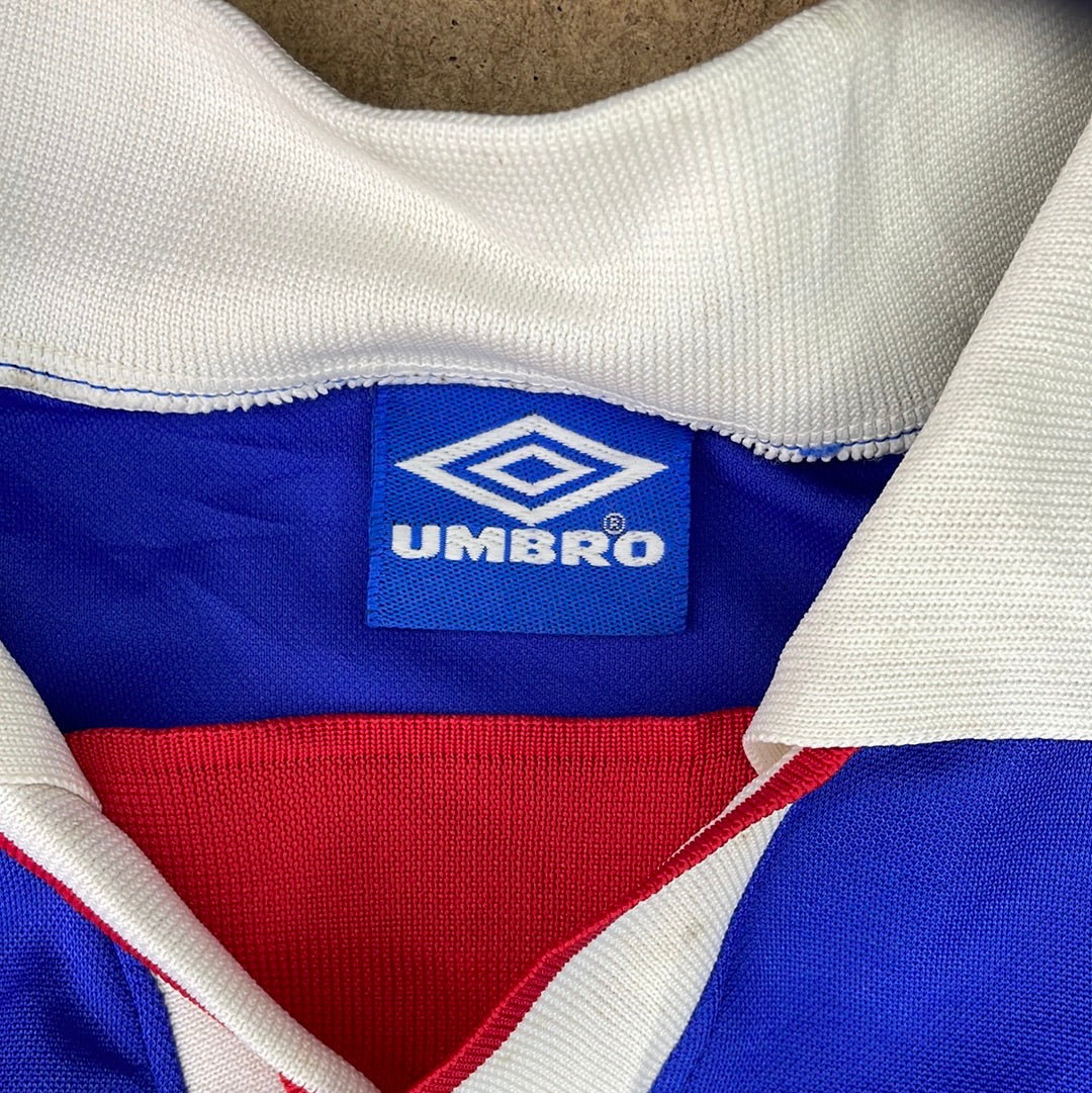 Vintage 1990s Umbro Football Shirt Template