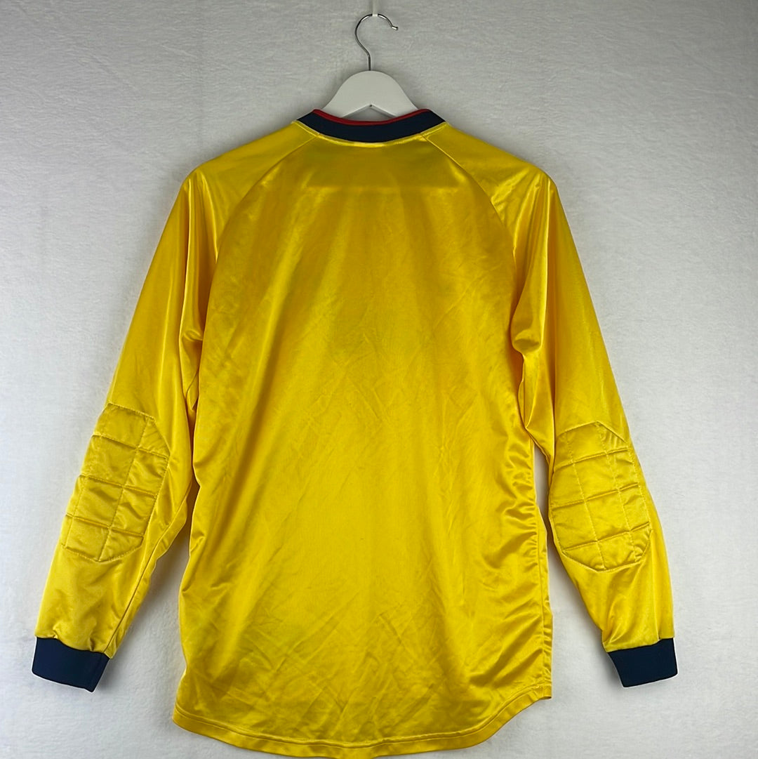 Arsenal 1997/1998 Goalkeeper Shirt - Youth XL/ Small Adult - Good Condition