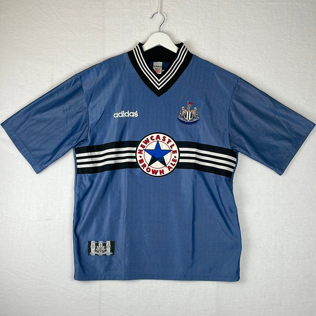 NEWCASTLE-UNITED-1996 Retro Football Shirt Canvas Print