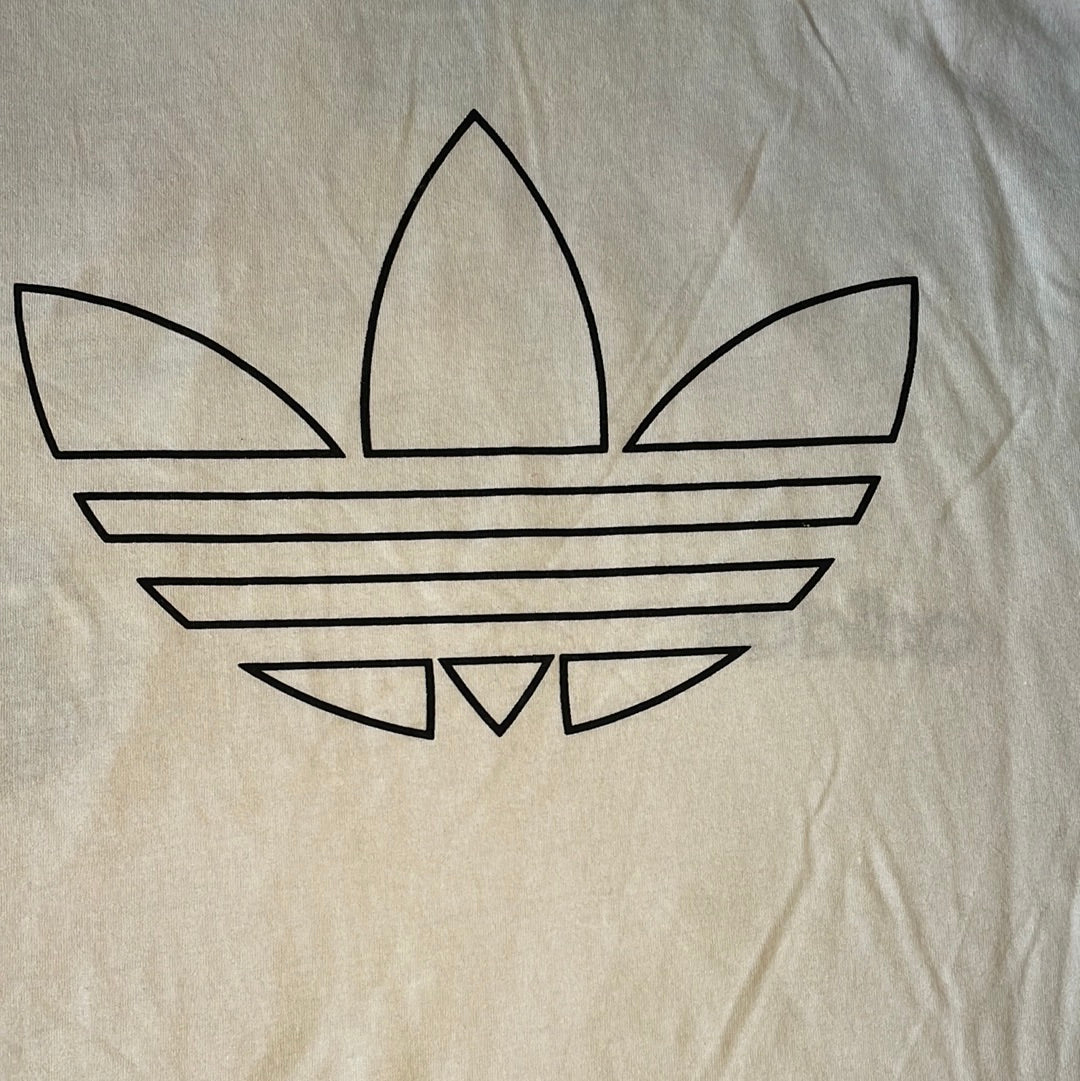 Adidas print on back of shirt