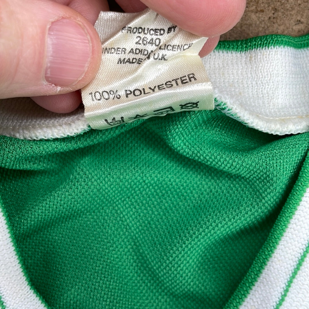 Northern Ireland 1986 World Cup Home Shirt - Large Adult - Vintage 1986 Shirt