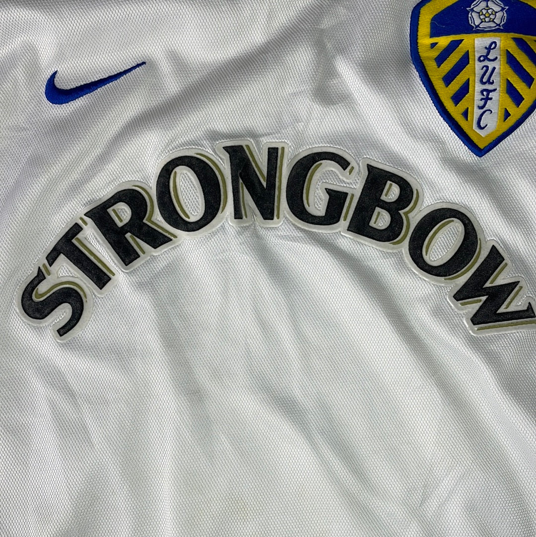Leeds United 2000/2001 Home Shirt - Small/ Medium - Long Sleeve - Good Condition