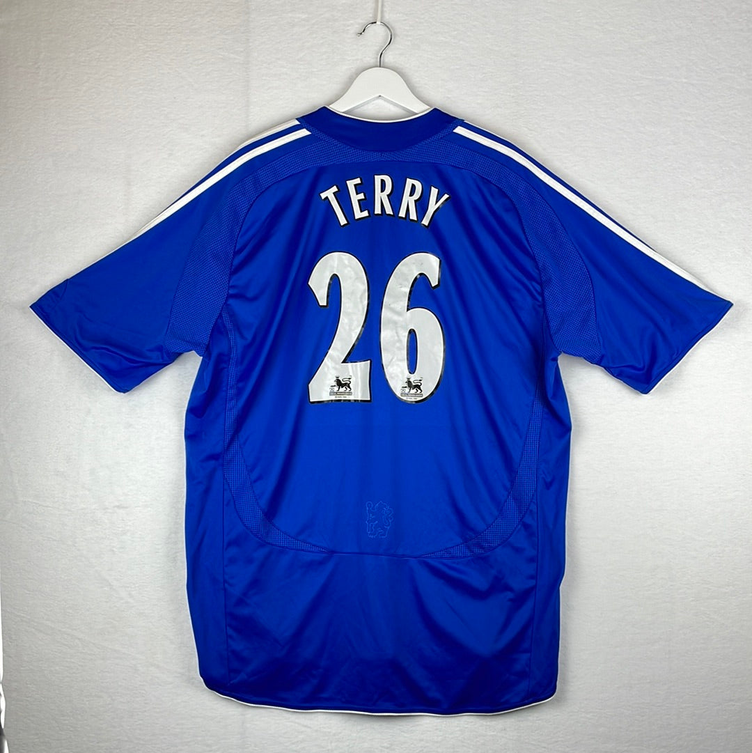 Chelsea 2006-2008 Home Shirt - Terry 26 Print - Very Good