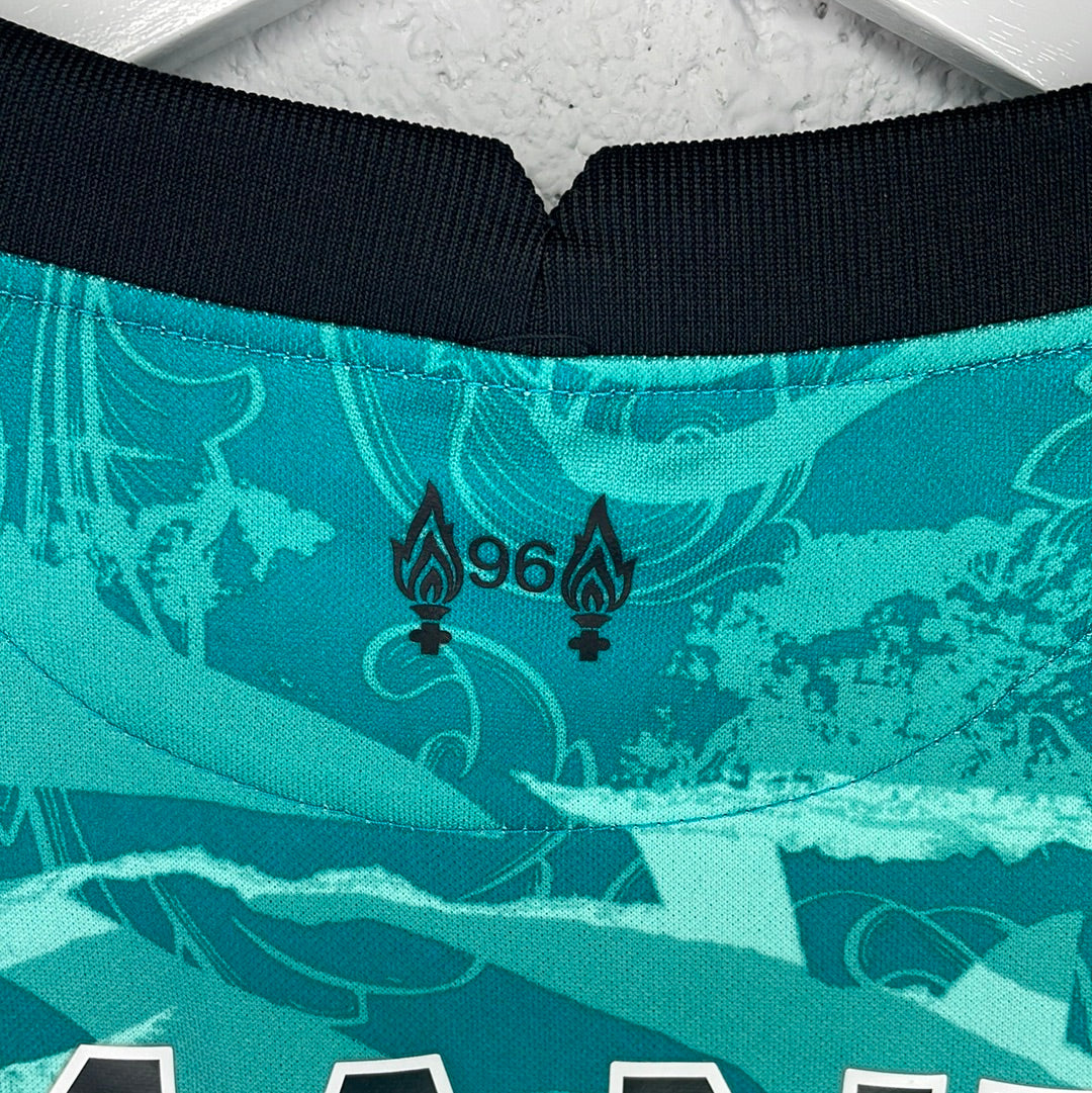 Liverpool 2020 2021 Away Shirt Junior - Large - Age 13-14 - Very Good - Nike CZ2646-354