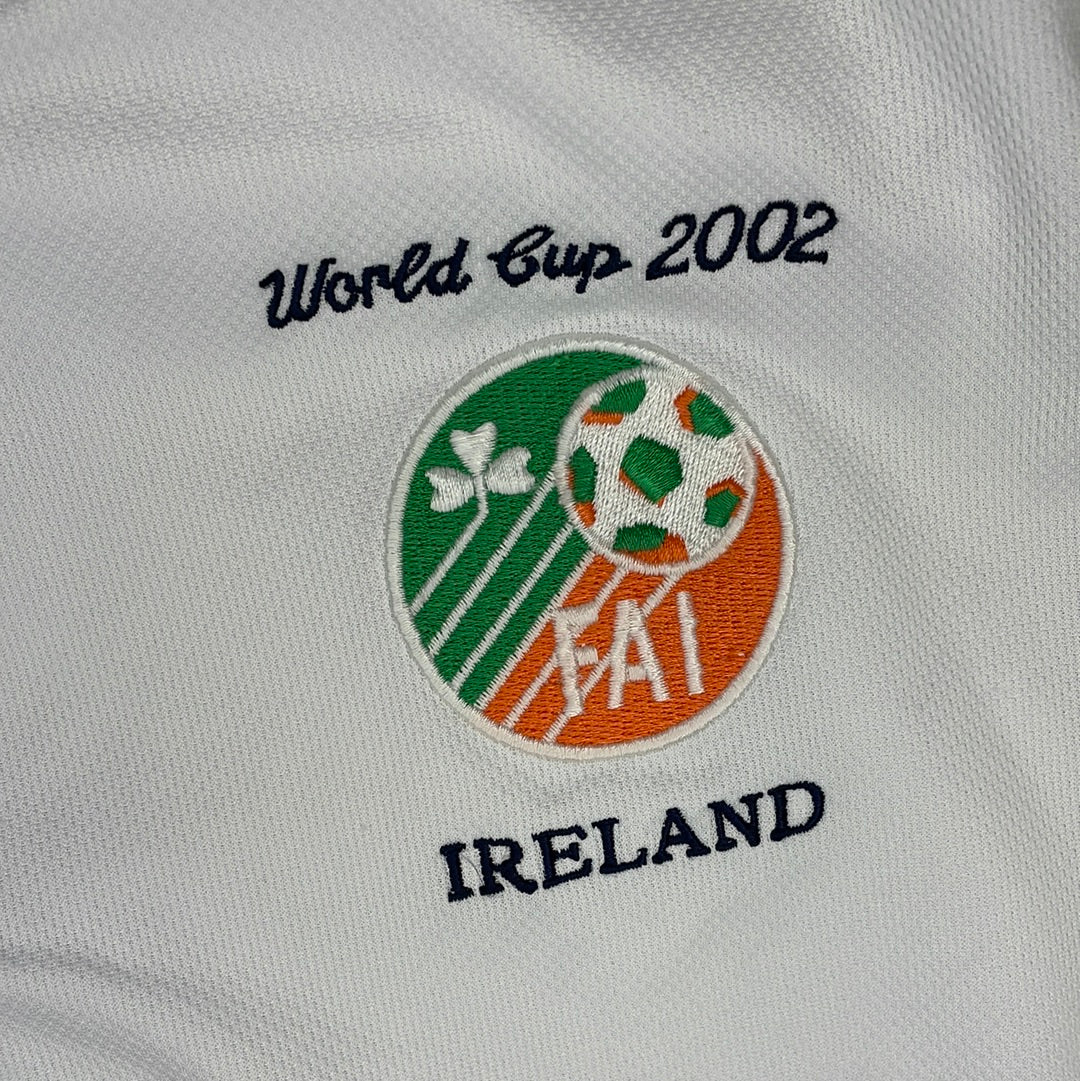 Ireland 2002 World Cup Away Shirt - Large Adult - Excellent Condition - Vintage