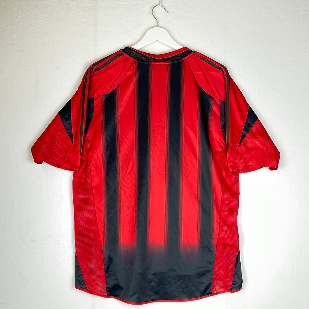 Ac Milan 2004/2005 Home Shirt - Large Adult - Very Good Condition