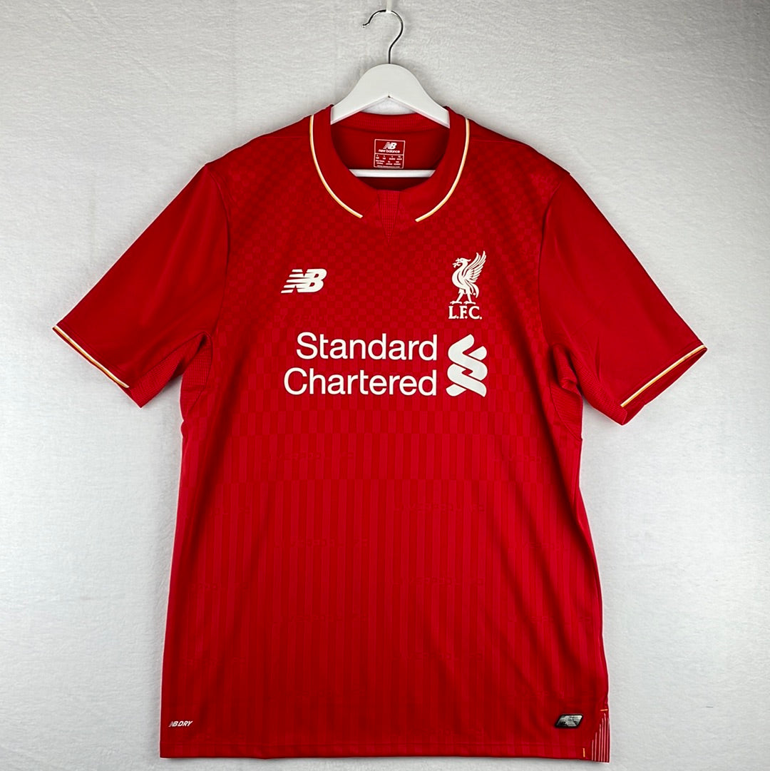 Liverpool 2015/2016 Home Shirt Authentic New Balance Shirt
