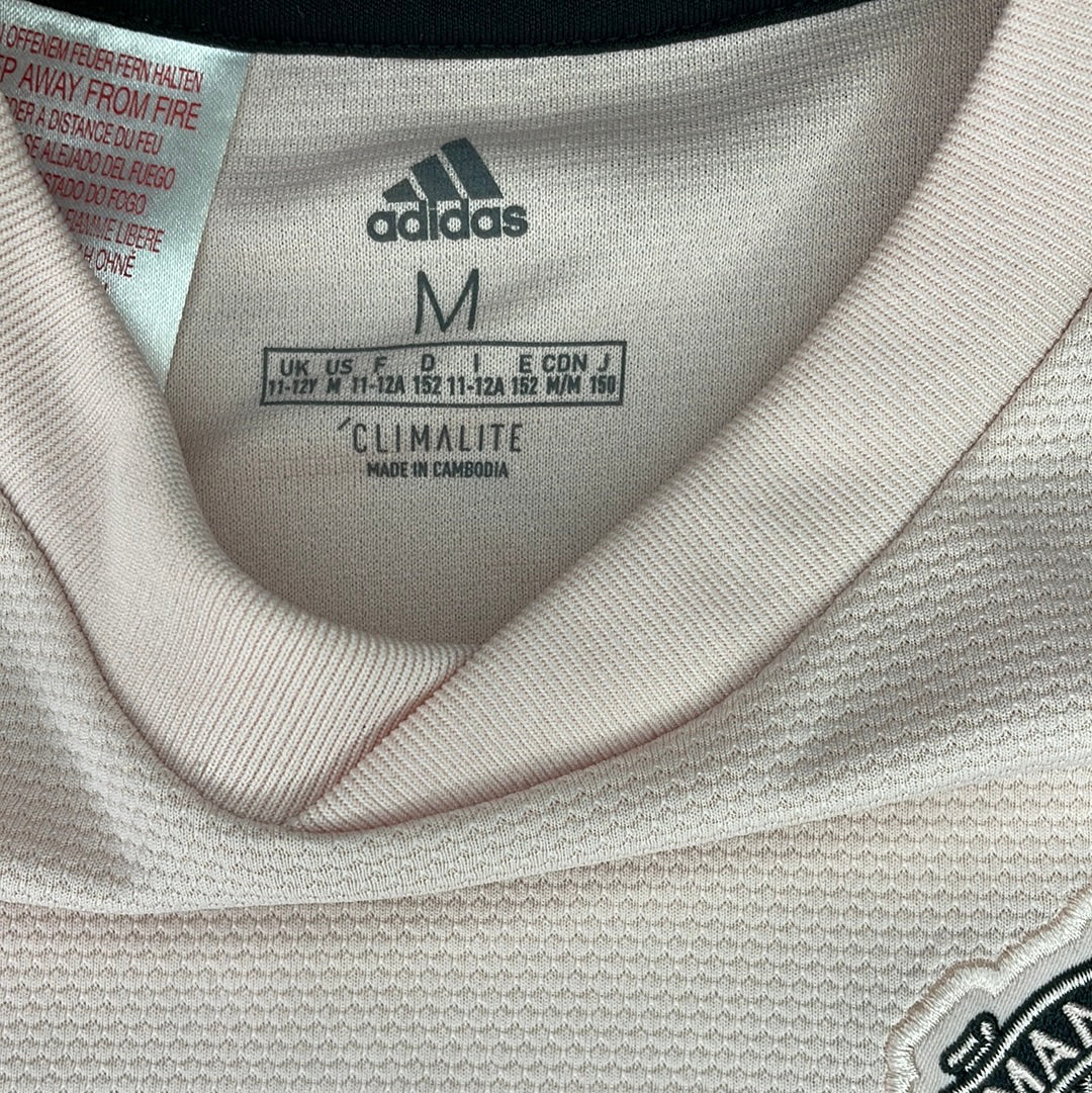 Manchester United 2018/2019 Away Shirt - Youth 11-12 - Very Good - Adidas CG0055