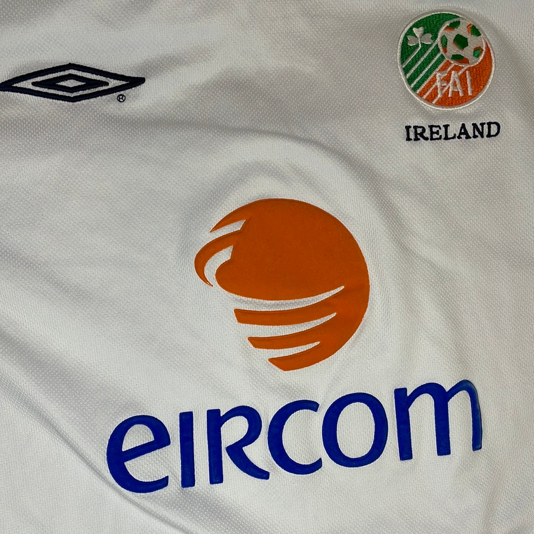 Ireland 2002 World Cup Away Shirt - Large Adult - Excellent Condition - Vintage