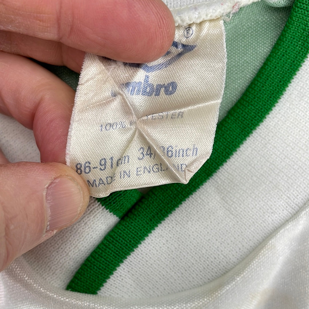 Celtic 1986/1987 Home Shirt - Medium Adult - Vintage 1980s Celtic Shirt - Good Condition