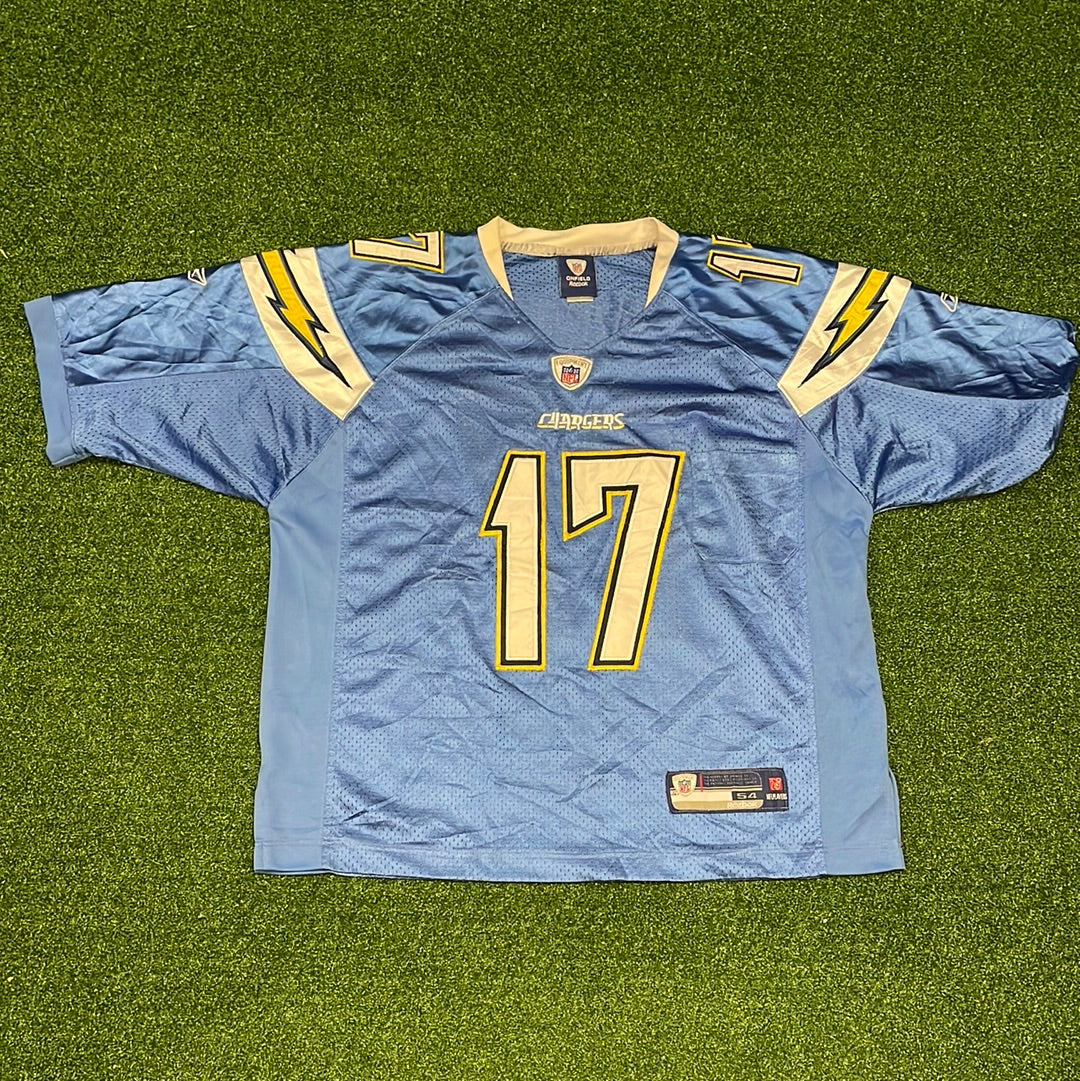 San Diego Chargers Reebok Jersey 9 10 Size 54 XL On Field