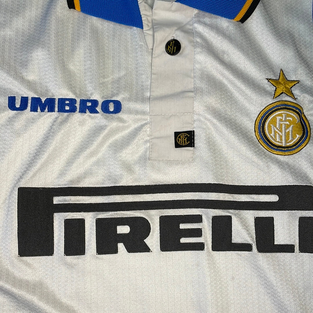Inter Milan 1997 Away Shirt - XL Youth - 8.5/10 Condition - Original Umbro Shirt