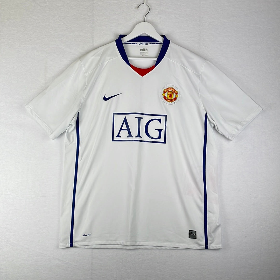 Manchester United 2008/2009 Away Shirt Adult Sizes Nike 287611-105