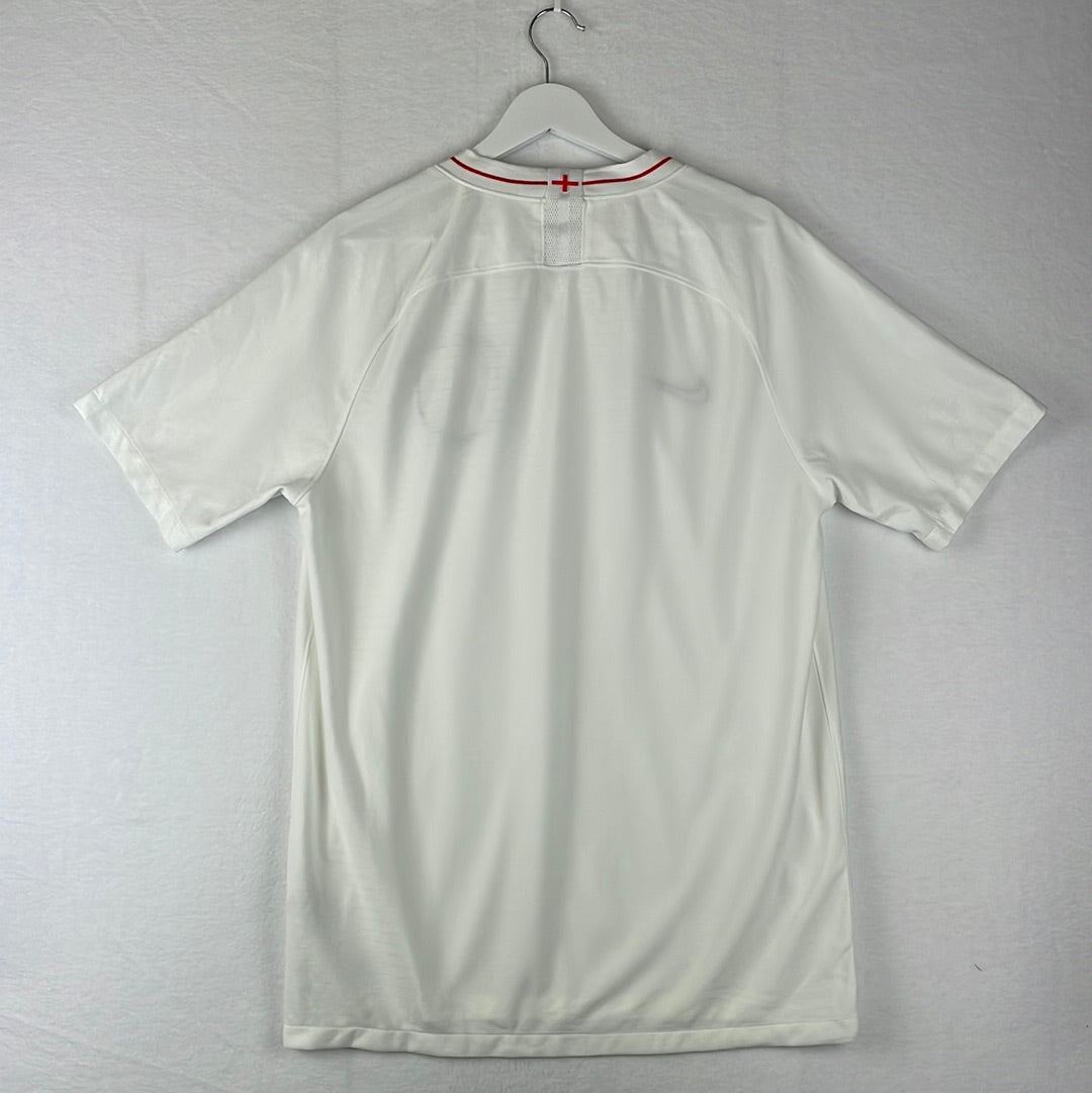 England 2018 Home Shirt - Authentic Nike Shirt