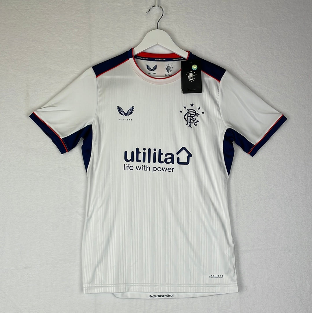 Castore Rangers Away Shirt 2020 2021 Junior