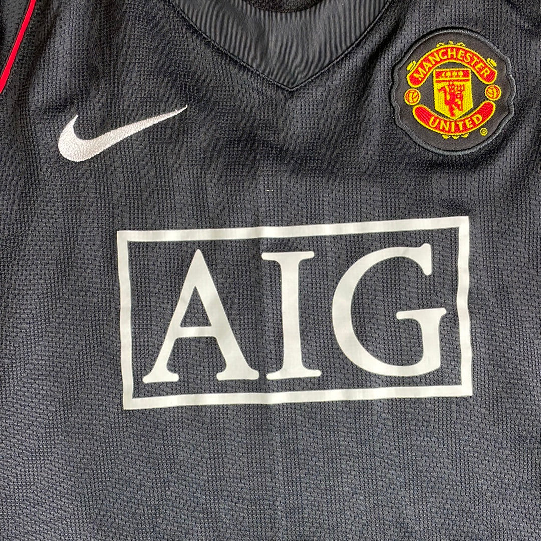 Manchester United 2007/2008 Away Shirt - Youth Large - EVRA 3 - Excellent Condition