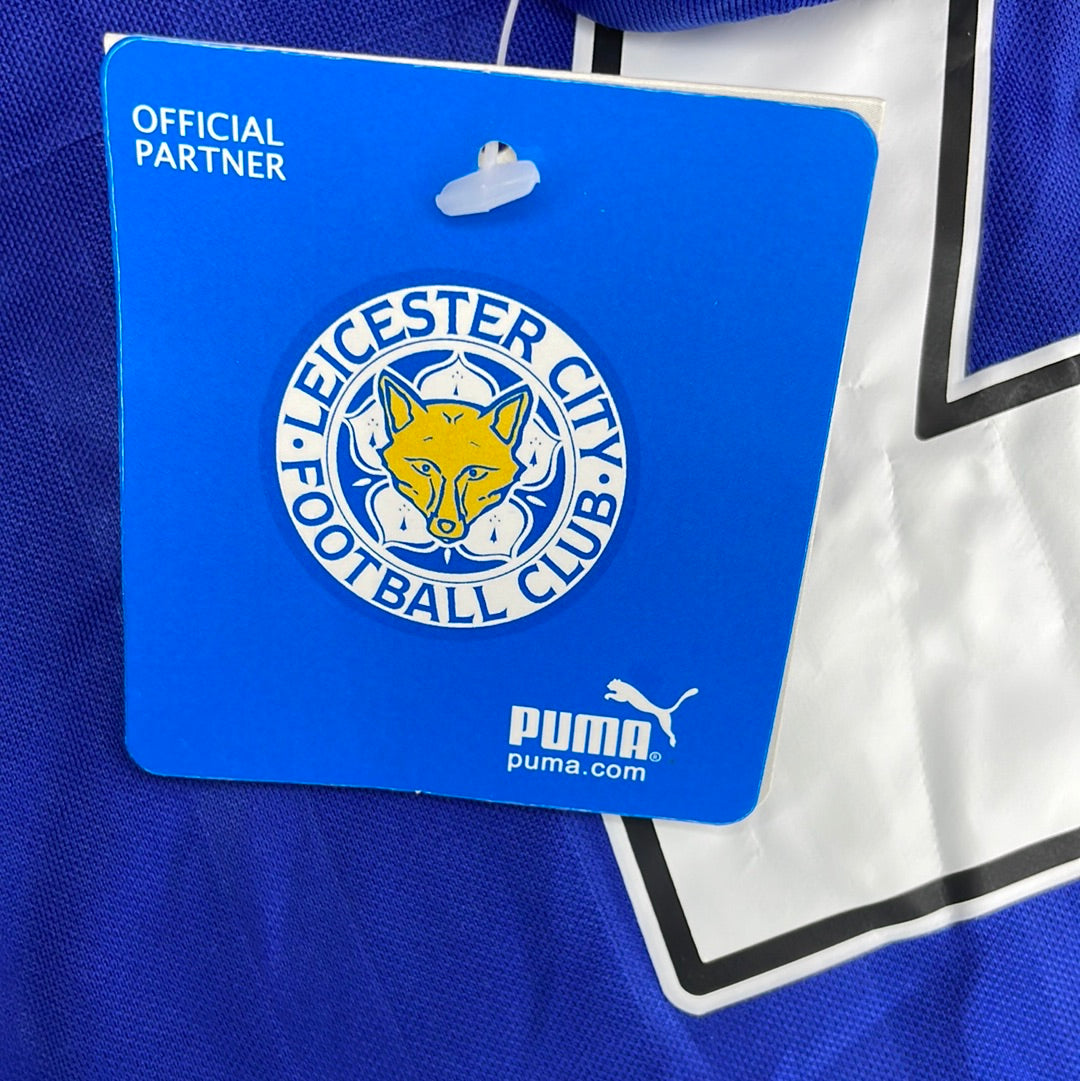 Leicester City 2016 2017 Home Shirt - XL - New - DRINKWATER 4