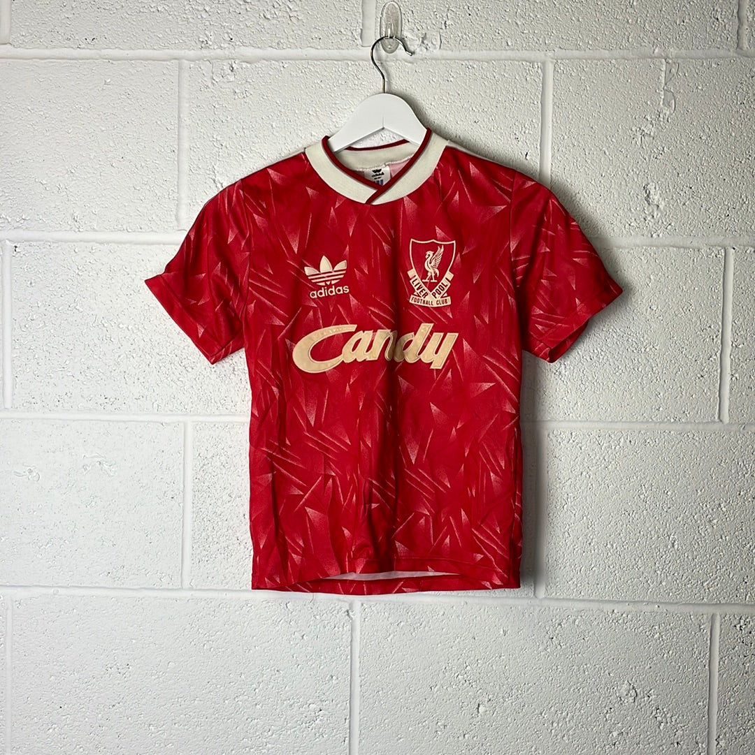 Liverpool 1989-1990 Home Shirt - 30-32 Inches