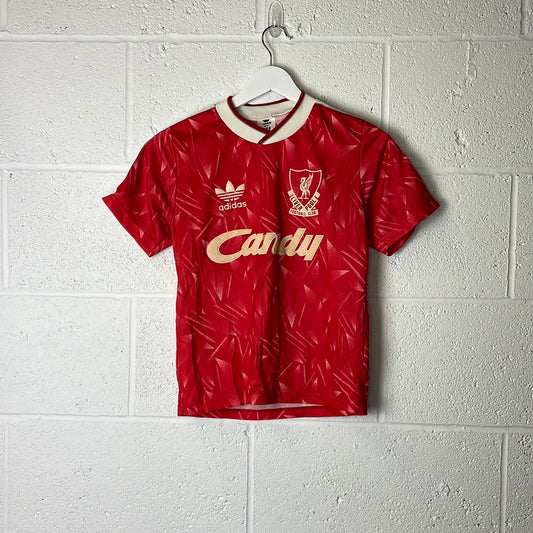 Liverpool 1989-1990 Home Shirt - 30-32 Inches
