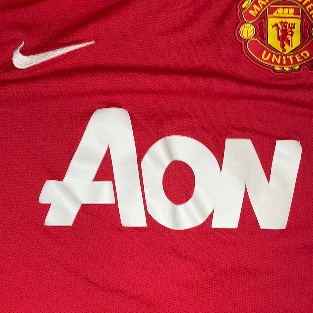 Manchester United 2011/2012 Home Shirt - Ferguson 12 - Large - Very Good