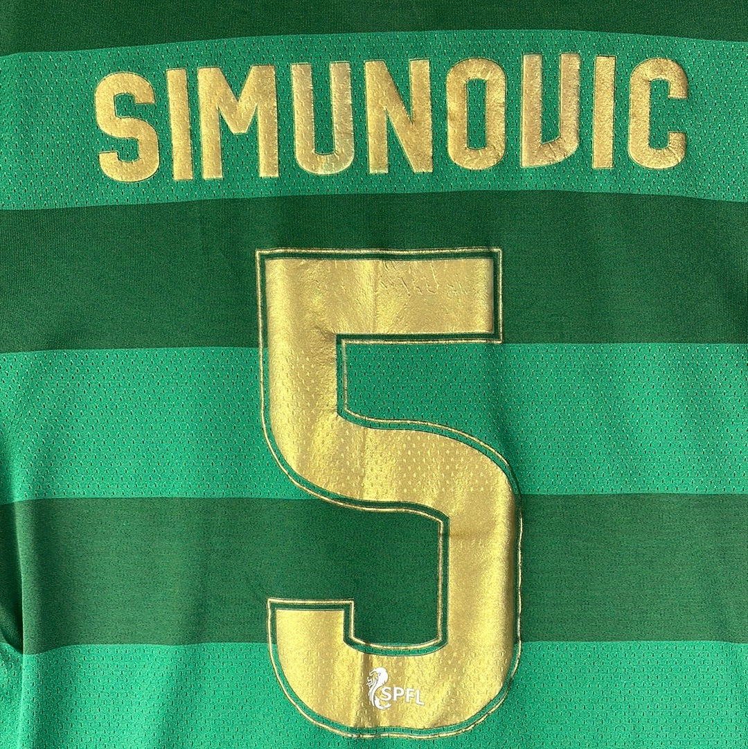 Celtic 2017/2018 Away Shirt - Small - Excellent Condition - Simunovic 5