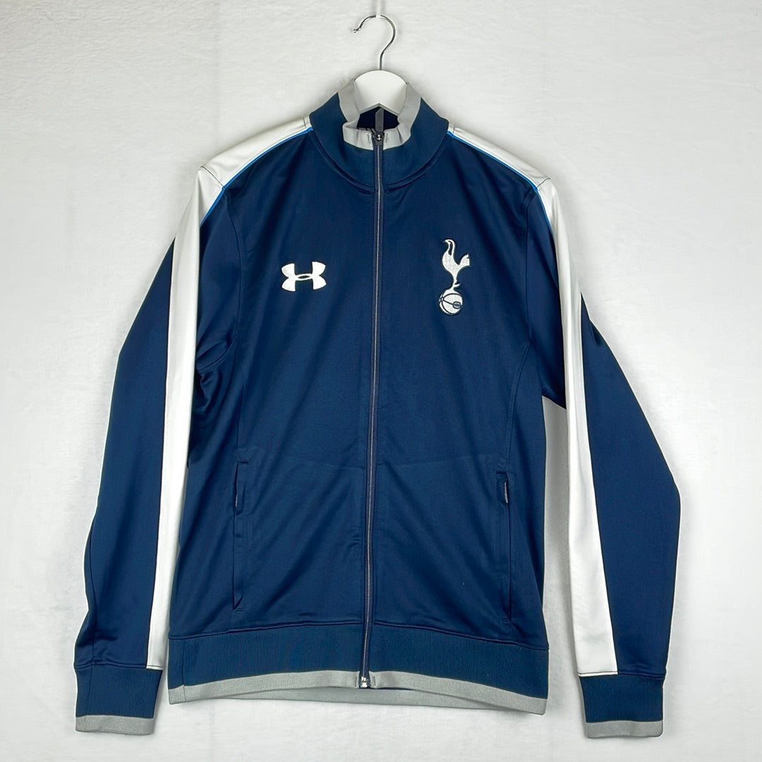 Tottenham Hotspurs Under Armour Zip Tracksuit Top