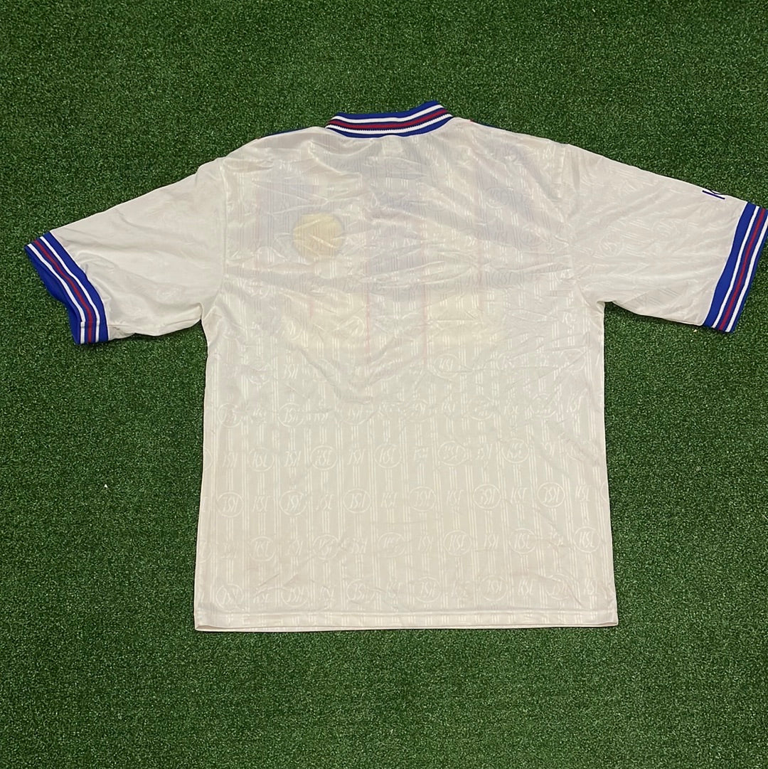 Karlsruher 1996-1997 Home Shirt - Large - 8.5/10 Condition - Vintage Adidas Template