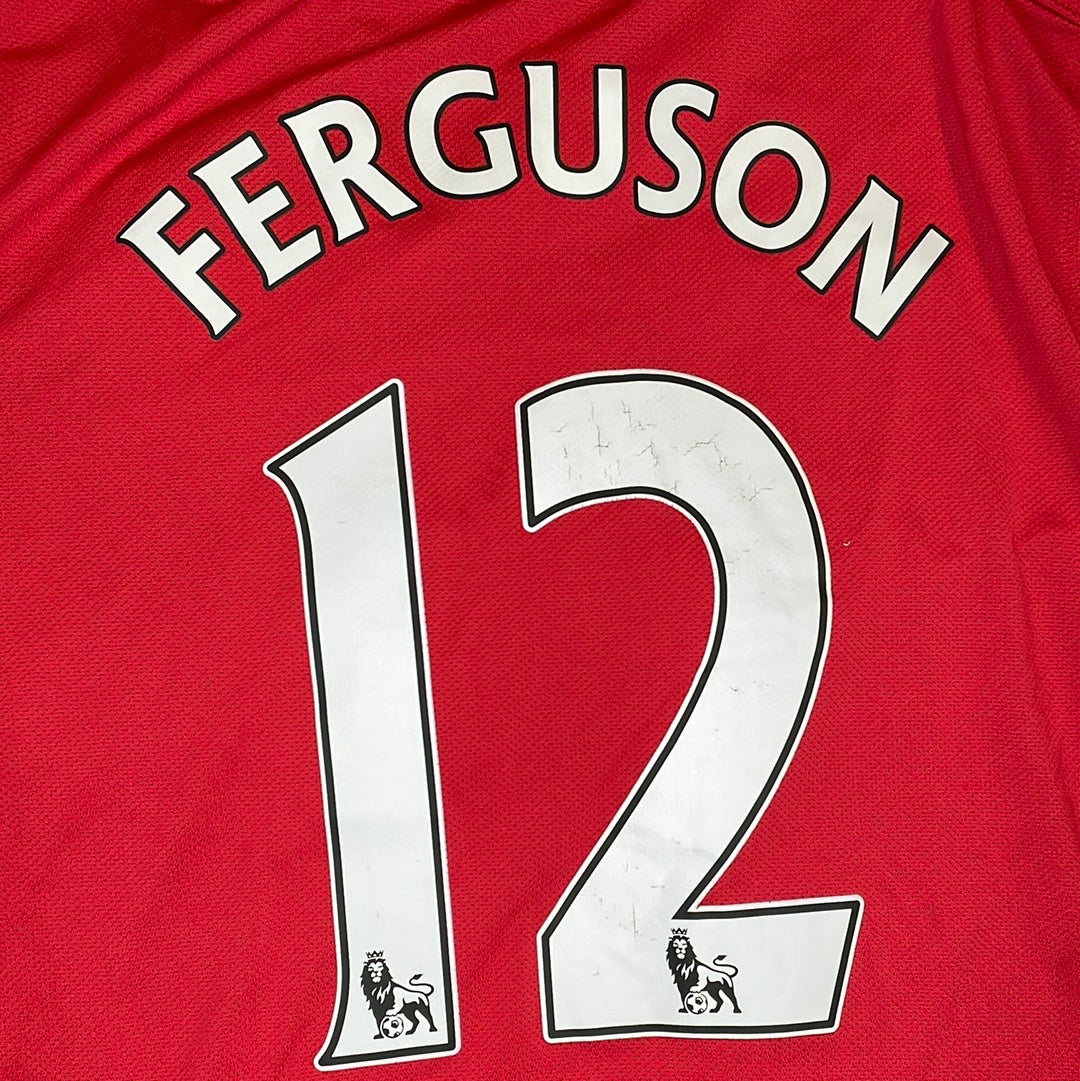 Manchester United 2011/2012 Home Shirt - Ferguson 12 - Large - Very Good